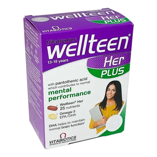 Wellteen Her Plus (Vitabiotics)- 56 Tablets - Vitamins and Supplements