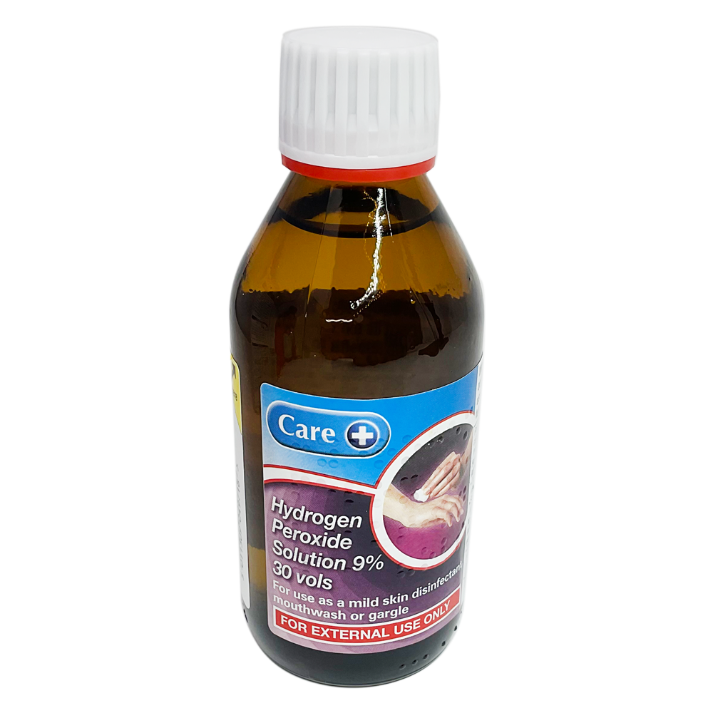 Care Hydrogen Peroxide Solution 9% 200ml - First Aid