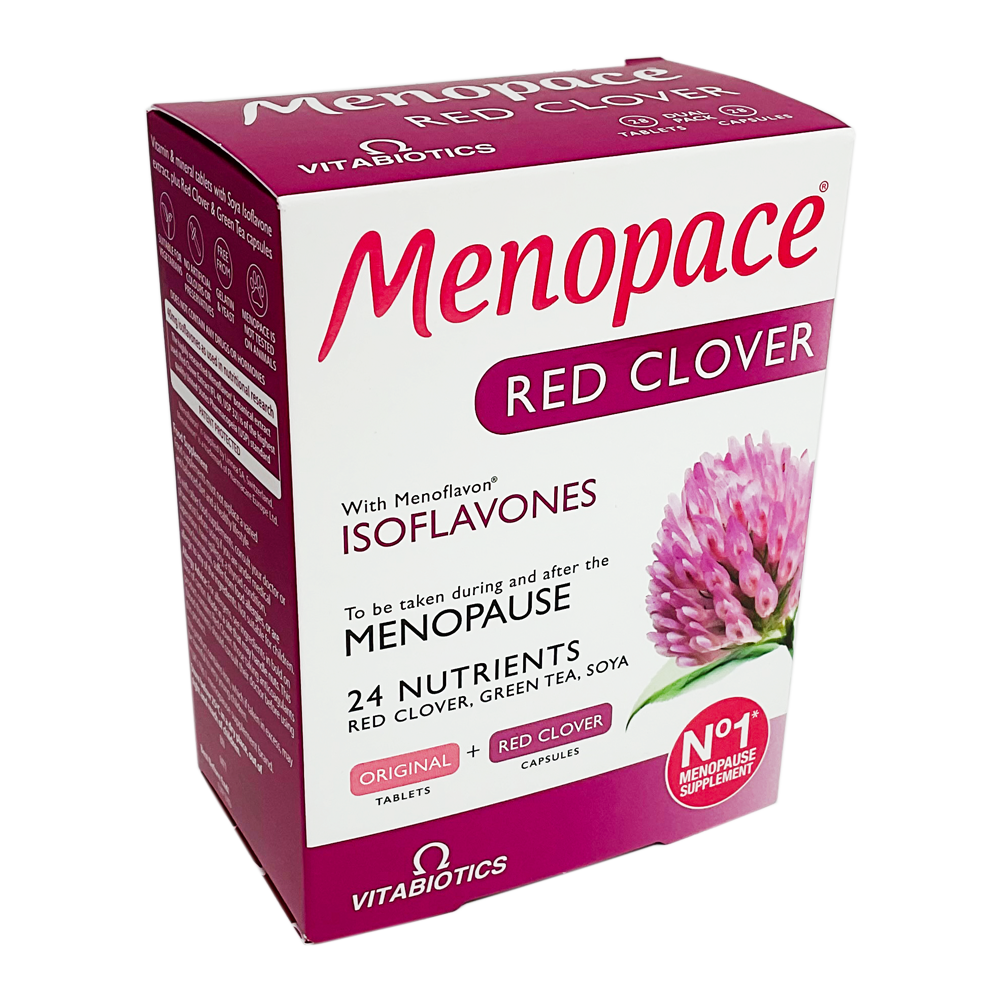Menopace Red Clover (Vitabiotics) x56 Tablets - Vitamins and Supplements