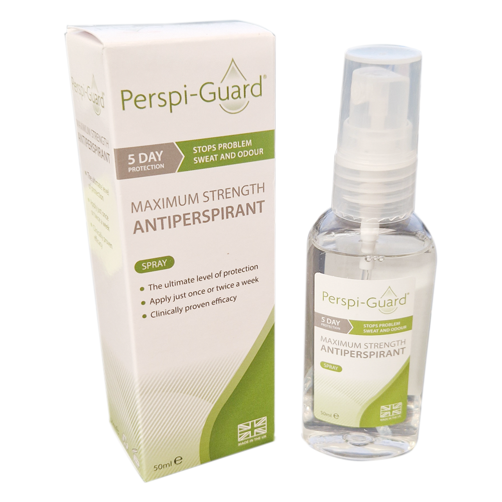 Perspi-Guard Maximum Strength Antiperspirant Spray 50ml - Excessive Sweating