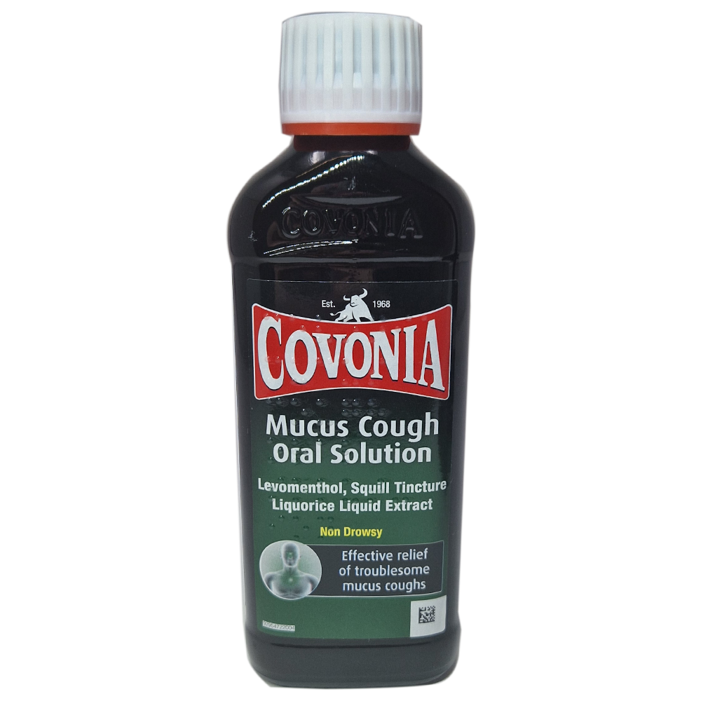 Covonia Mucus Cough Solution 150ml - Cold and Flu