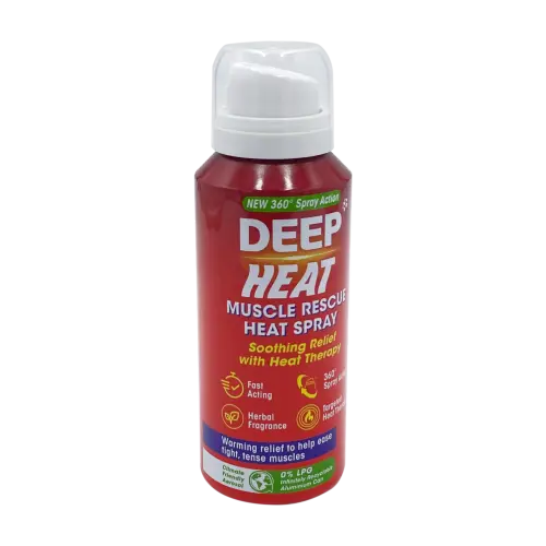 Deep Heat Muscle Rescue Heat Spray 72.5Ml - NEW