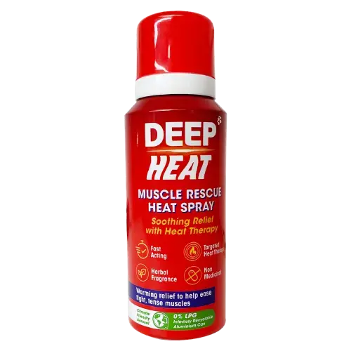 Deep Heat Muscle Rescue Heat Spray 72.5Ml