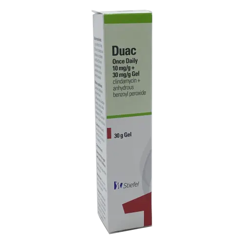 Duac Once Daily Gel / Clindamycin & Benzoyl peroxide Gel - Acne