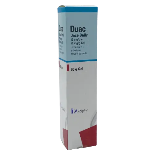Duac Once Daily Gel / Clindamycin & Benzoyl peroxide Gel - Acne