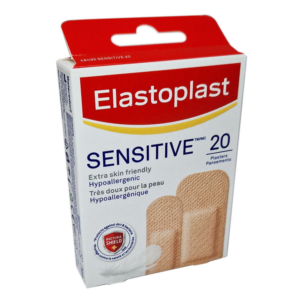 Elastoplast Sensitive Light Plasters x20 - First Aid
