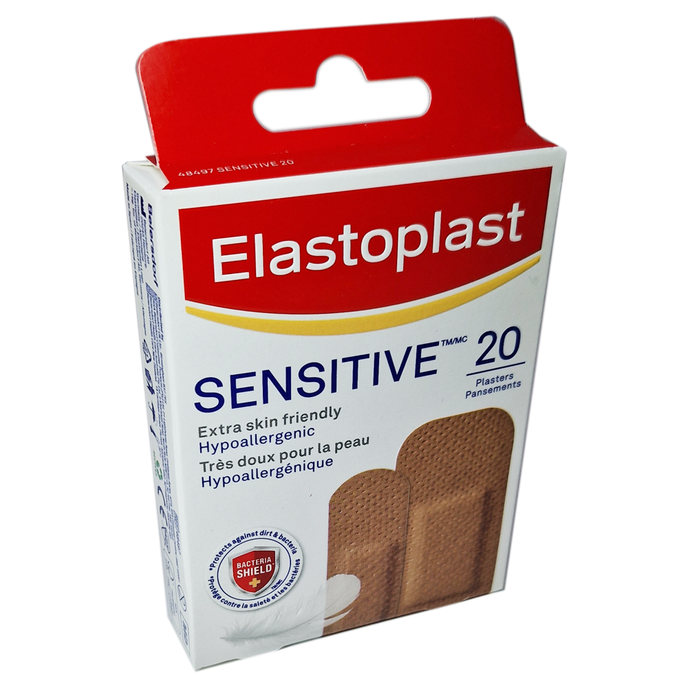 Elastoplast Sensitive Medium Plasters x20 - First Aid