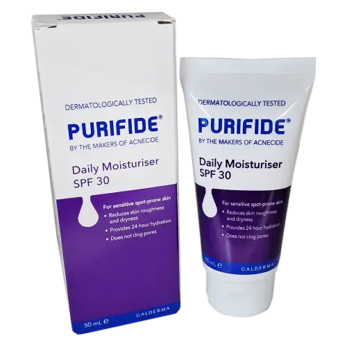 Purifide Daily Moisturiser SPF30 50ml - Skin Care
