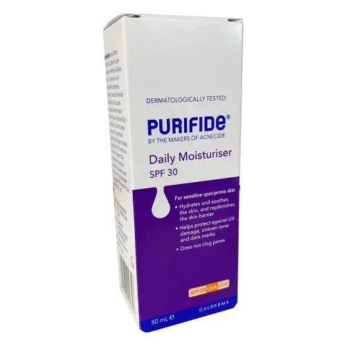 Purifide Daily Moisturiser Spf30 50Ml NEW