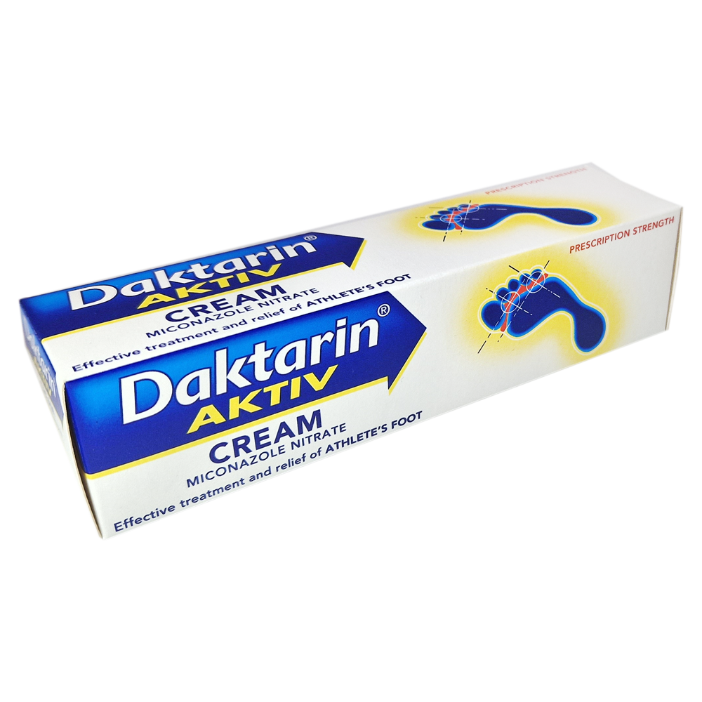 Daktarin Aktiv Cream 30g - Athlete's Foot and Fungal Infections