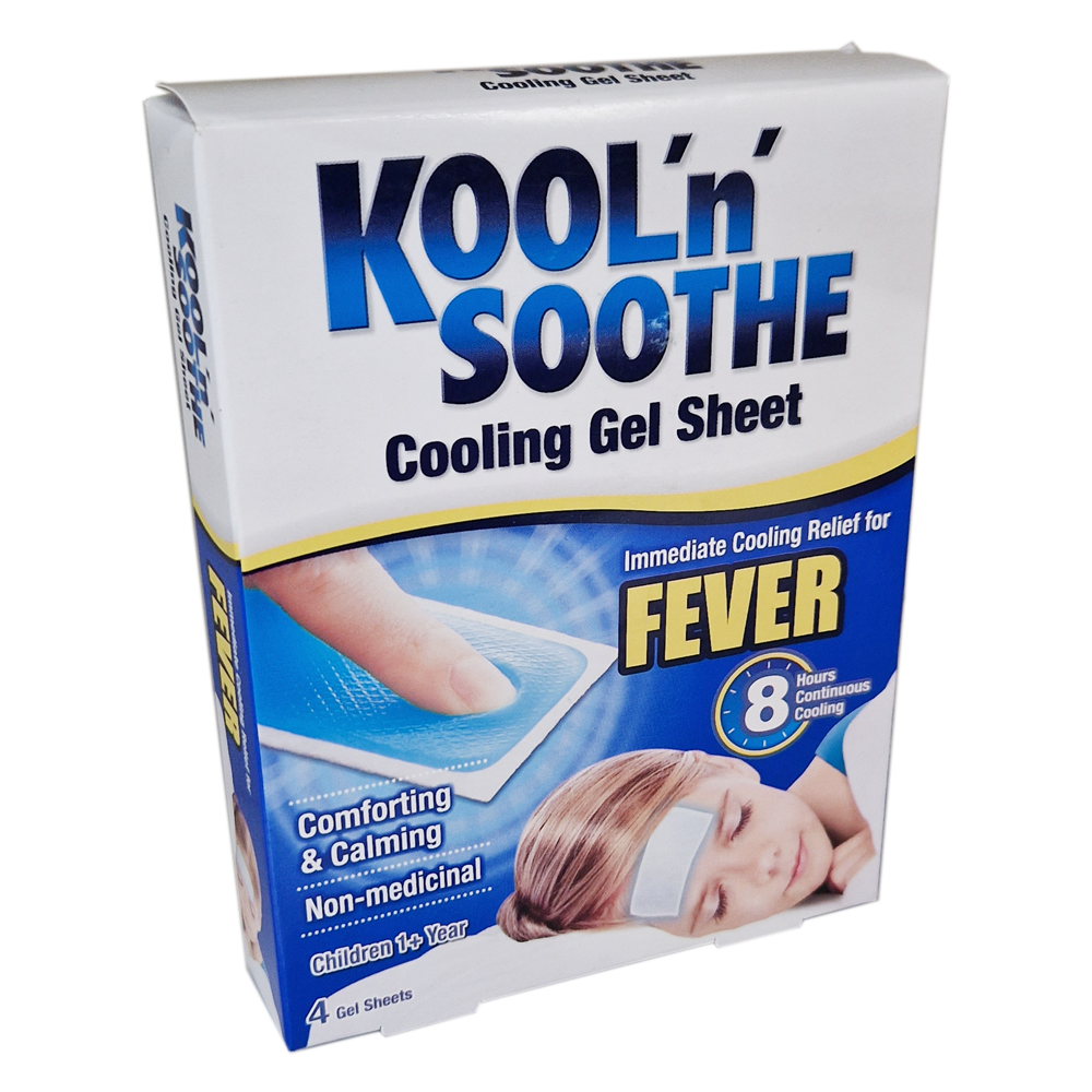 Kool 'n' Soothe Kids fever 4 Gel Sheets - Baby and Toddler