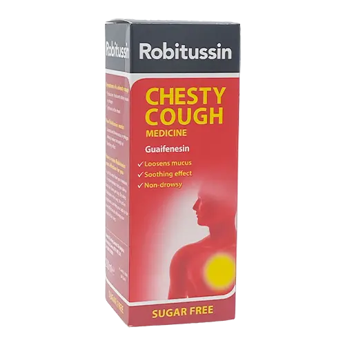 Robitussin Chesty Cough Syrup 200ml - Cold and Flu