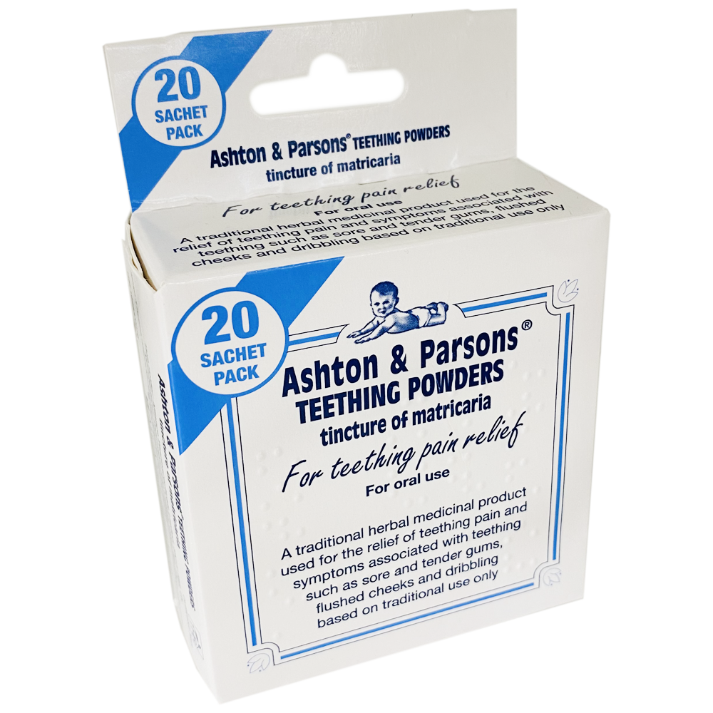 Ashton & Parsons Teething Powders - 20 Sachets - Baby and Toddler