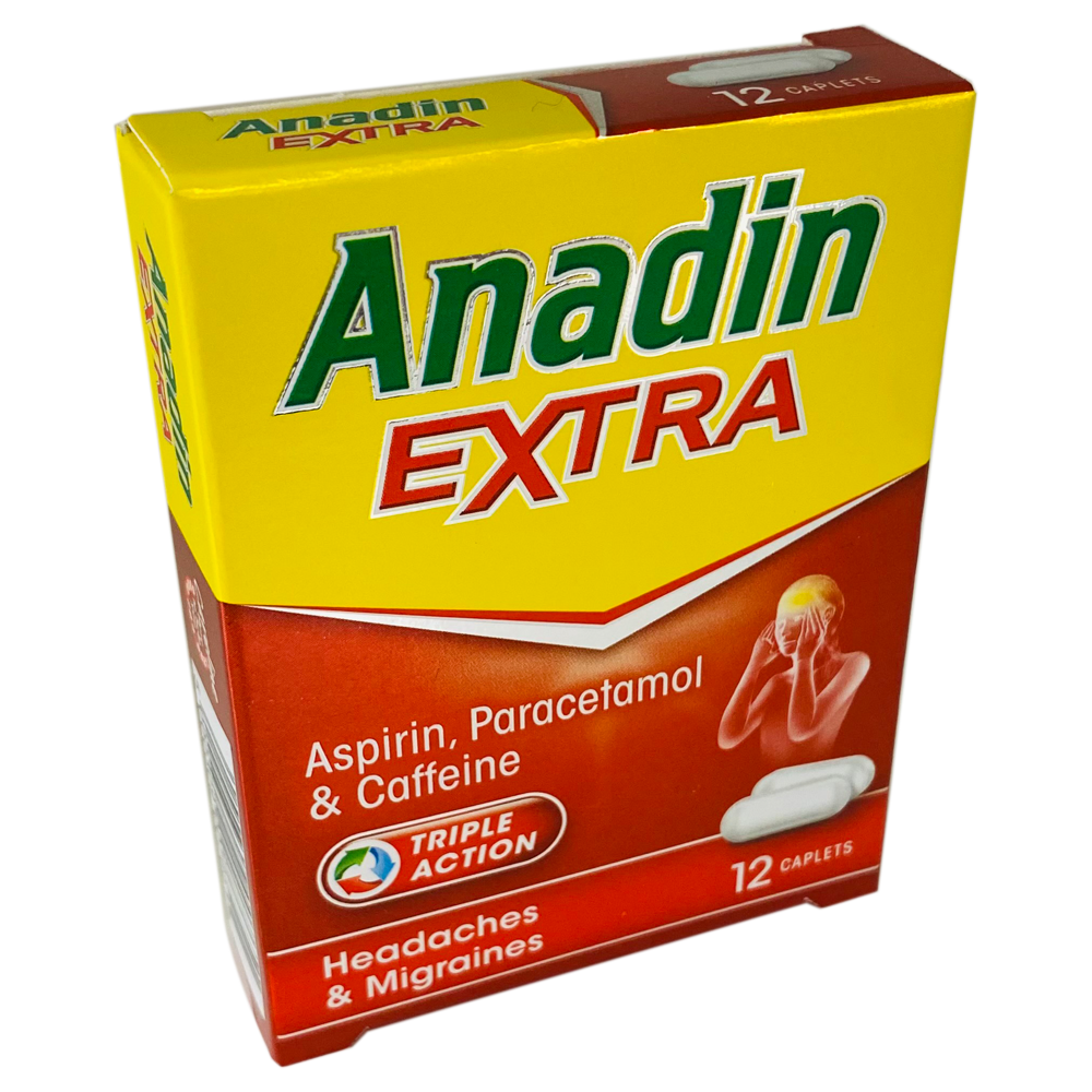 Anadin Extra Caplets - 12 Caplets - Pain Relief