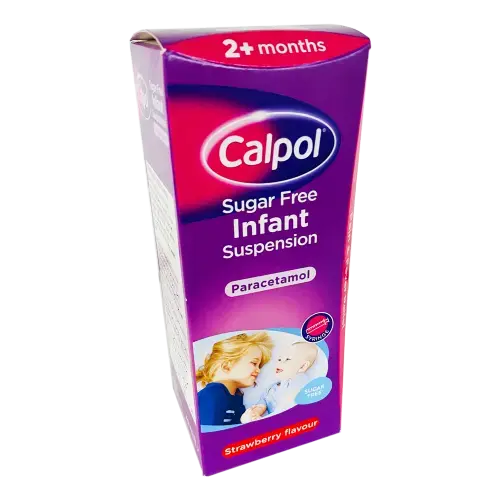 Calpol Sugar Free Infant Suspension (2+months) 120mg/5ml 200ml - Cold and Flu