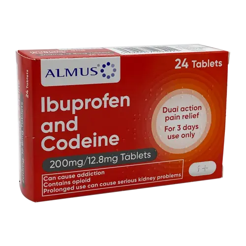 Almus Ibuprofen and Codeine 32 Tablets - Pain Relief