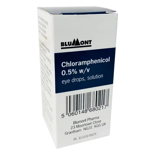 Chloramphenicol 0.5% w/v Infected Eye Drops, Solution - Eye Care