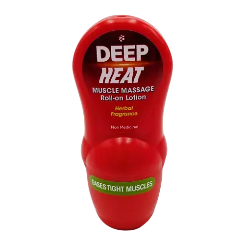 Deep Heat Muscle Massage Roll-On Lotion 50Ml