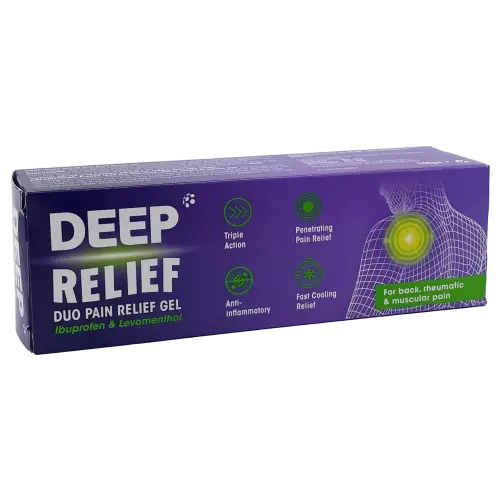 Deep Relief Duo Pain Relief Gel 100G