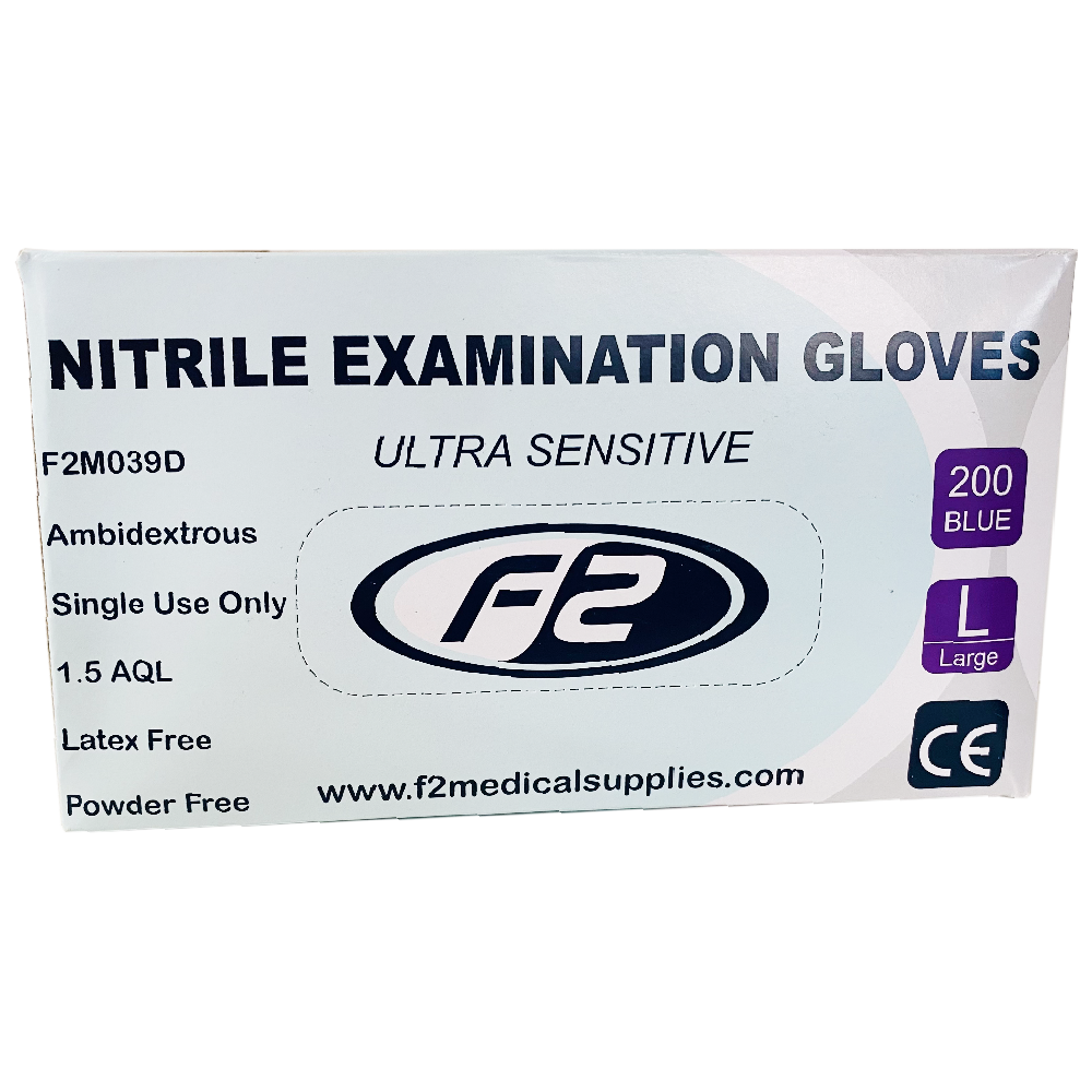 Nitrile Examination Gloves 200 Box - Large