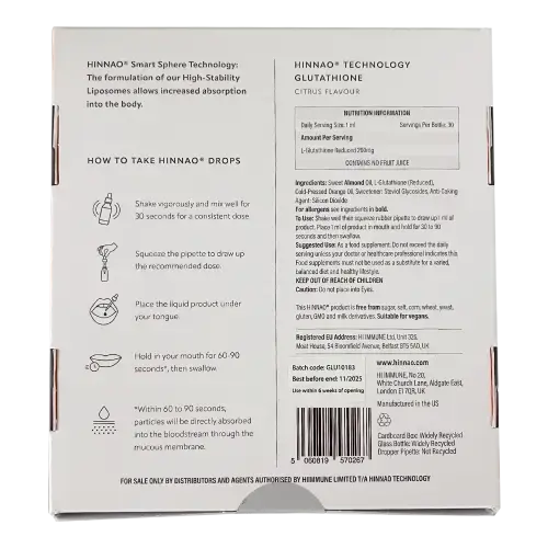 Glutathione Box Back