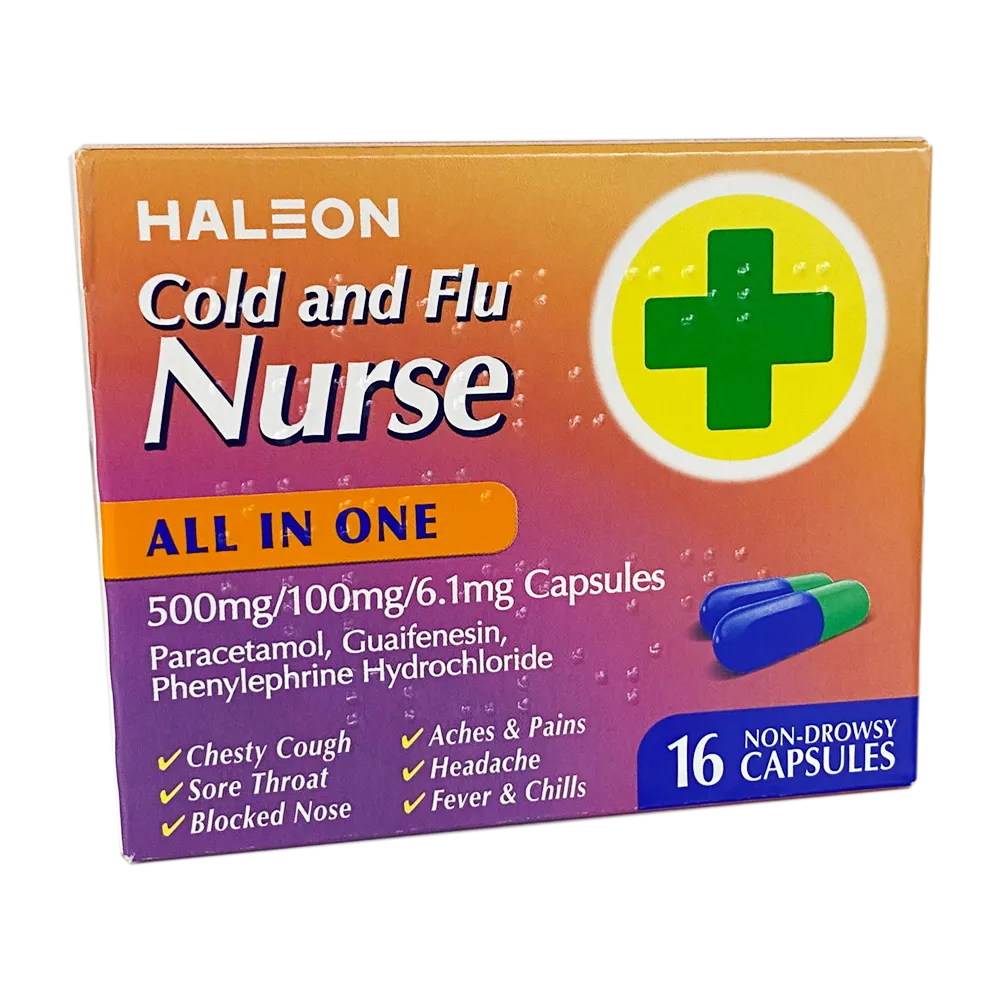 Cold And Flu Nurse All In One Capsules 16