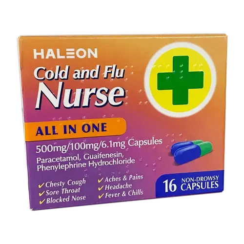 Cold And Flu Nurse All In One Capsules 16