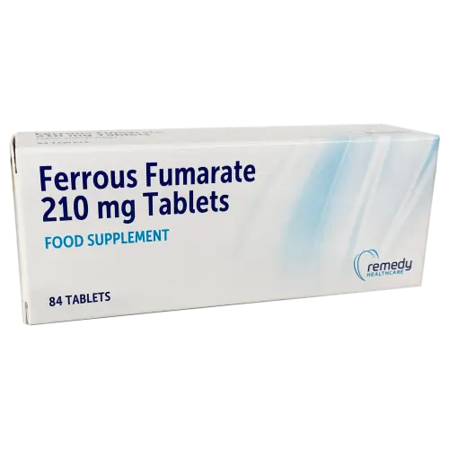 Ferrous Fumarate 84 Tablets 210mg - Vitamins and Supplements