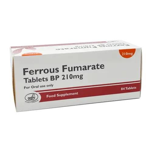 Ferrous Fumarate 84 Tablets 210mg - Vitamins and Supplements