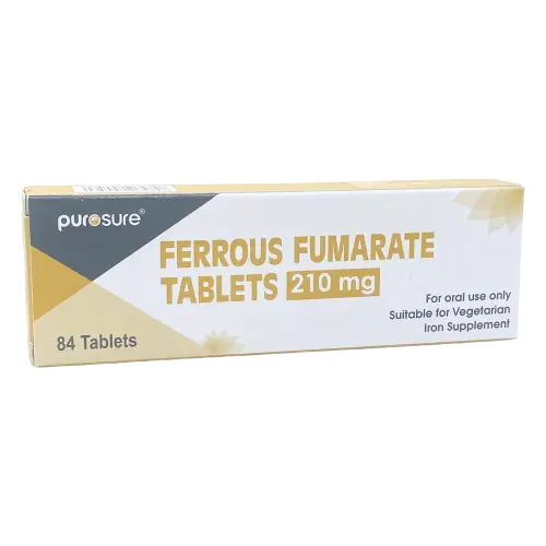 Ferrous Fumarate 84 Tablets 210mg - Vitamins and Supplements