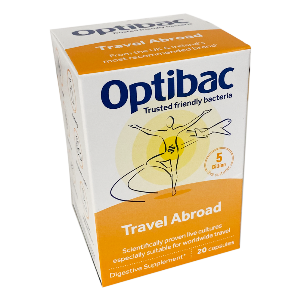Optibac Travel Abroad 20 Capsules