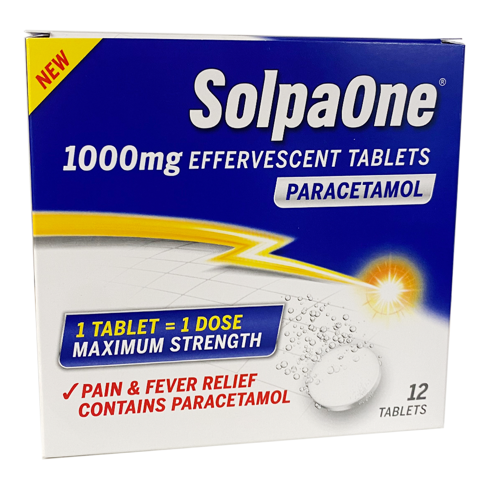 Solpaone 1000Mg Effervescent Paracetamol Tablets