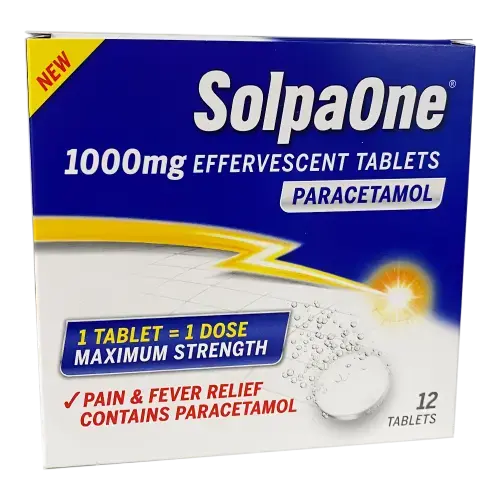 Solpaone 1000Mg Effervescent Paracetamol Tablets