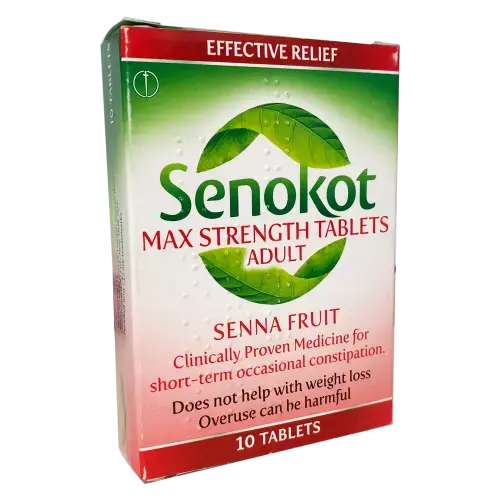 Senokot Max Strength 15Mg Tablets - 10 Tablets