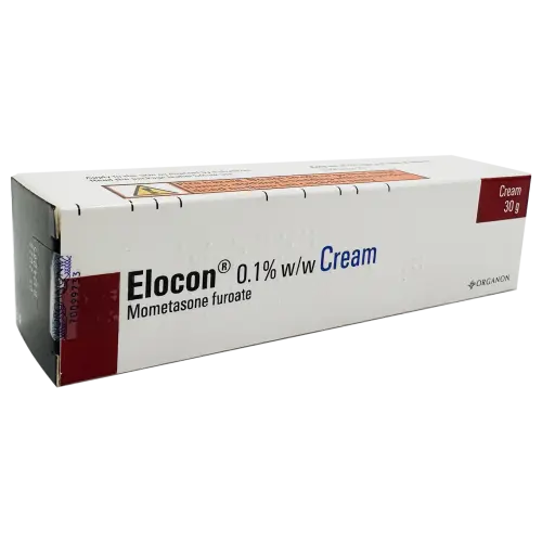 Elocon 0.1% Cream (Mometasone Furoate) - Eczema, Psoriasis and Dermatitis