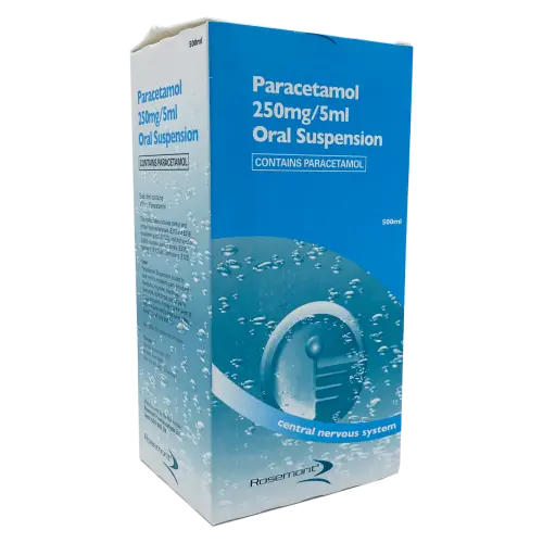 Paracetamol 250Mg/5Ml Suspension 500Ml