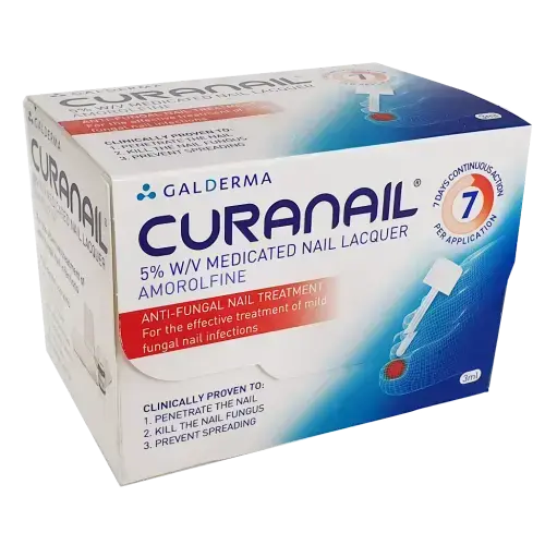 Curanail (Amorolfine 5%) Nail Lacquer 3Ml