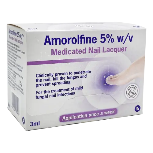 Curanail (Amorolfine 5%) Nail Lacquer 3ml - Foot Care