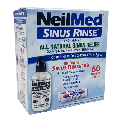 Neilmed Sinus Rinse Starter Kit With 60 Premixed Sachets