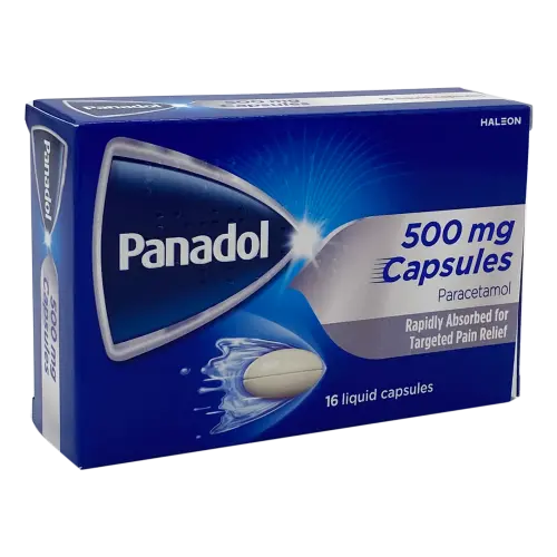 Panadol 500Mg Liquid Paracetamol Capsules