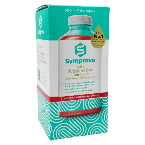 Symprove Daily Live & Active Bacteria - Strawberry & Raspberry - Women's Health OTC
