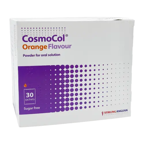 Cosmocol Orange Flavour 30 Sachets - Constipation