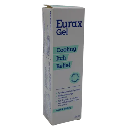 Eurax Gel Cooling Itch Relief 75g - Creams and Ointments