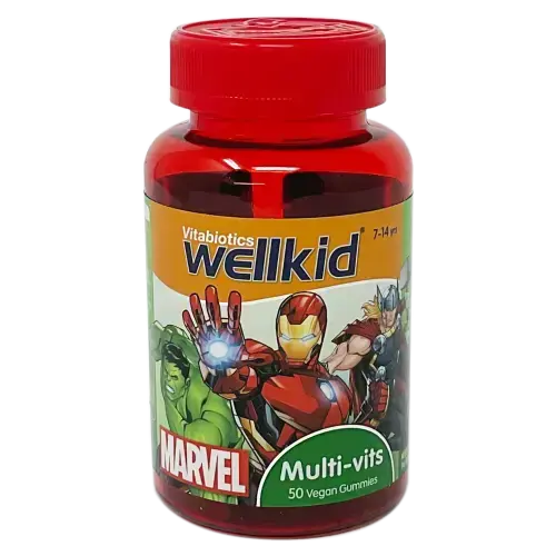 Wellkid Marvel Multi-Vits Soft Gummies (Vitabiotics) - 50 Gummies - REDUCED TO CLEAR - Vitamins and Supplements