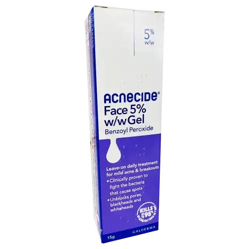 Acnecide 5% Gel 15g- REDUCED TO CLEAR - Reduced to Clear
