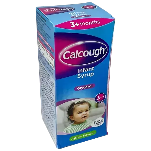 Calcough Infant Syrup Apple Flavour 125ml- REDUCED TO CLEAR - Baby and Toddler