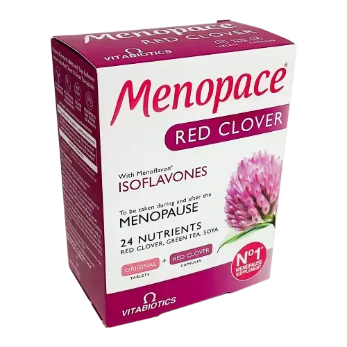 Menopace Red Clover (Vitabiotics) x56 Tablets- REDUCED TO CLEAR - Vitamins and Supplements
