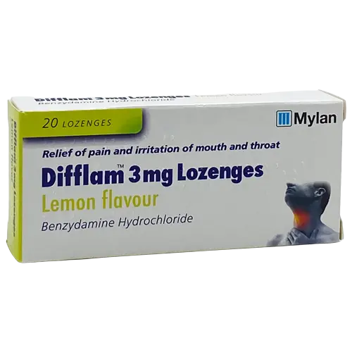 Difflam 3Mg Lozenges Lemon Flavour