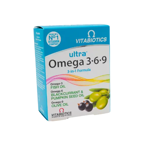 Vitabiotics Ultra Omega 3-6-9 (3 in 1 supplement) (60 capsules)